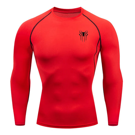 Compression Running Men T-shirt Fitness Tight Long Sleeve Top Sport Shirts Training Jogging Tees Gym Sportswear Dry Fit Rashgard
