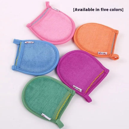 Face Wash Makeup Remover Puff Suitable For Home Or Travel Mitten Face Cleansing Cloth Glove Towel Bath Soft Bubble Mild Pad