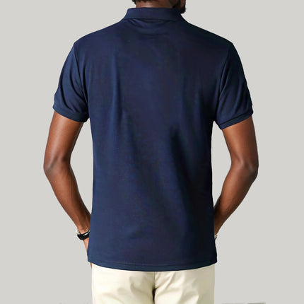 Men's Polo Shirt UAE Dubai Short Royal Casual Sport Party High-End Cotton Embroidery Luxury Contrast Color Original Design