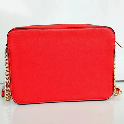 Vintage Crossbody Bag PU Leather Chain