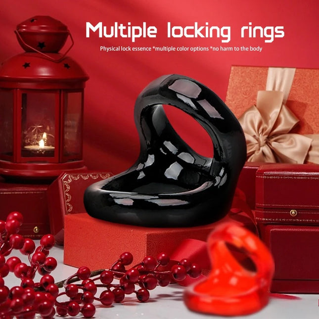 Semen Lock Ring Sex Toy Couples Pleasure Delay Ejaculation Reusable Easy To Clean Cock Penis Ring Adult Supplies for Men