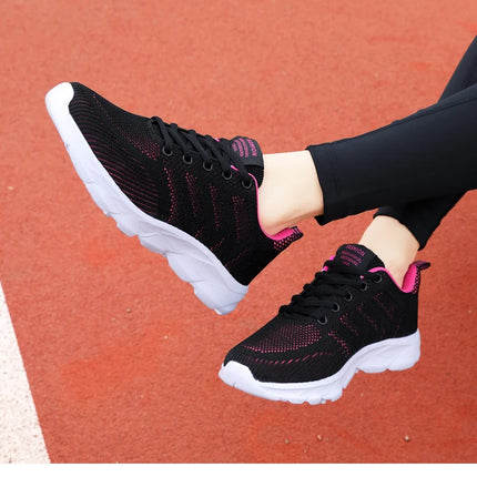 New Sneakers Women Casual Shoes Fashion Breathable Walking Mesh Flat Shoes Women 2024 Tenis Feminino White Ladies sports Shoes