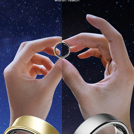 Uhoofit R10 Smart Ring with Charging Case Men Women Health Heart Rate Sleep Monitor IP68 & 5ATM Waterproof Multi-sport Mode