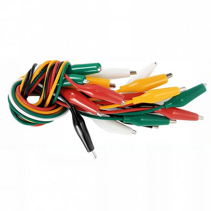 28mm/35mm/45mm Alligator Clips Wire Testing Wire Clip 50cm Crocodile Clip with Dual Ended Insulators Cable