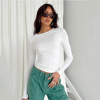 WHITE / L