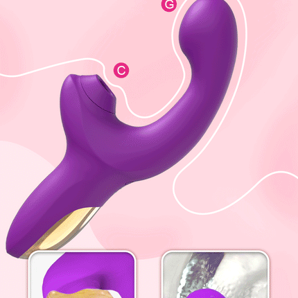 Powerful 20 Speeds Dildo Vibrator Female Clit Sucker Vacuum Clitoris Stimulator Adults Goods Finger Wiggling Sex Toy for Women