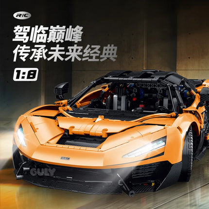 W1 Super Sport Racing Car Building Blocks 3466Pcs Technical 1:8 GULY 10650 Model Bricks Toys for Boys Gift Desktop Ornament Set
