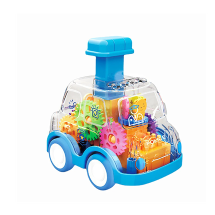 Children's pressing car toys, inertia gear cars, early education puzzle toys
