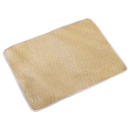 Summer Cooling Gel Pad for Dogs Cats Non Slip Pet Mat Heat Relief Washable Bamboo Bedding Indoor Outdoor Use