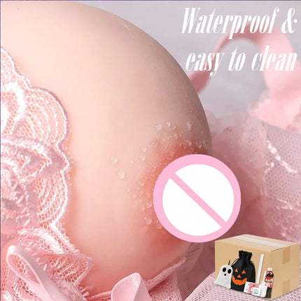 Sex Doll Boobs for Men with TPE Soft Jelly Breasts Male Masturbator Adult Toy Sex Toy Portable Male Masturbation Valentine's Day