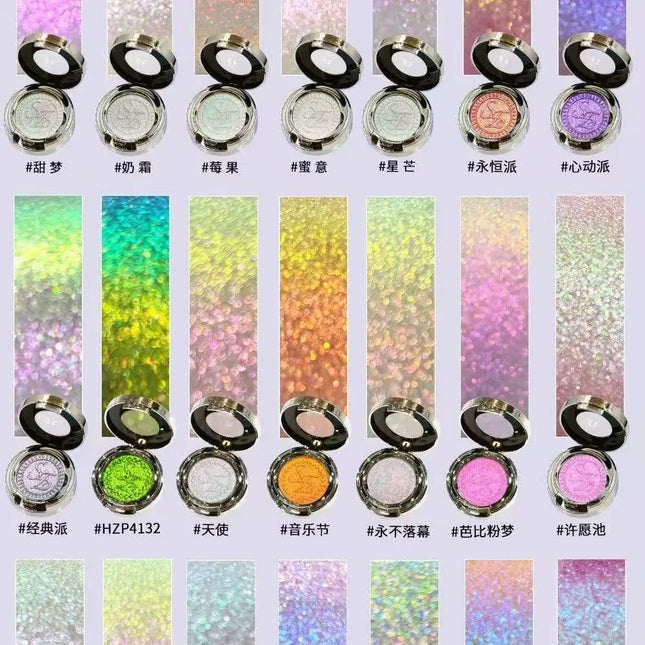 Danazanatwiness Co-branded High Pigmented Quality Cosmetic Most Sparkling Optical Monochrome Chameleon Eyeshadow Eye Makeup