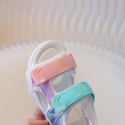 Children's Sandals 2025 New Summer Fashion Soft Bottom Princess Versatile Children's Shoes Little Girls Beach Shoes Girls' Shoes