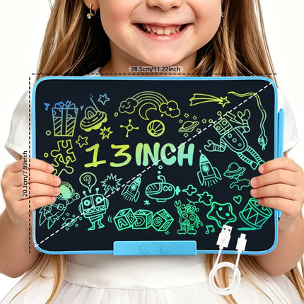 16/13/11 Inch Rechargeable Version LCD Drawing Tablet Doodle Writing Board Painting Handwriting Pads Electronic Magic Board Gift