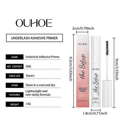 Eyelash Primer Waterproof Mascara Base 5ml Volumizing Lengthening Lash Booster Curling Sweatproof Smudge Proof Eye Makeup Shea