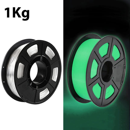250g 500g 1Kg PETG Transparent Night Glow Blue 3D Printer Filament Consumables Material Printer 3D Printing Materials 1.75mm