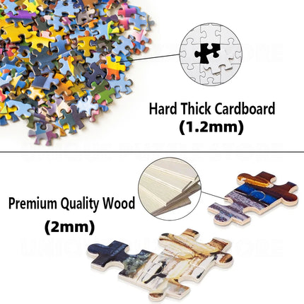 One Piece Jigsaw Puzzles 1000 Pieces for Adults Wooden Puzzle Brain Teaser Educational Toys Kids Fun Table Board Game Home Decor