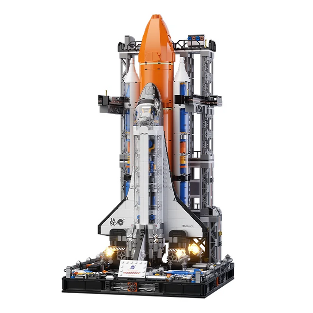 JK-8513 Space Space series collectible super plane space rocket children's puzzle model assembly kit boys building blocks toys
