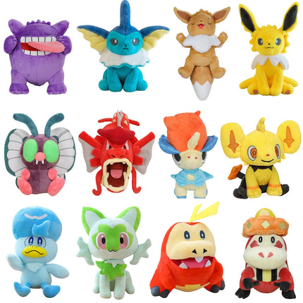 New Pokemon Gengar Plush Toy Shiny Gyarados Shinx Butterfree Soft Stuffed Doll Cute Sprigatito Floragato Fuecoco Fluff Doll Gift