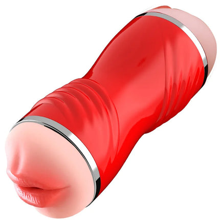 2 IN 1 Realistic Artificial Vagina for Men Masturbator Cup Deep Throat Blowjob Massager Pocket Pussy Erotic Penis Adult Sex Toys