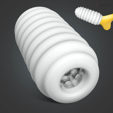 Male Masturbator Realistic Pocket Pussy Vagina Textured Soft Fleshy Texture Penis Training Masturbators Sex Machine Toy for Men