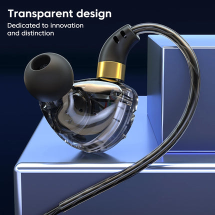 OLAF Gaming Headset Wired Earphones 3.5mm Cable Headphones Handsfree Bass Stereo Sports Earbuds DAC Type-C For iPhone 15 Samsung