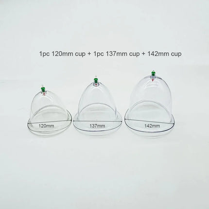 Big Size Vacuum Cupping Breast & Buttocks Enlargement Massager Suction Pump Machine Butt Lifting Device Back Massage Cans