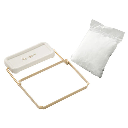 Kitchen Sink Filter Rack Foldable Sink Strainer Mesh Bag Stand Waste Garbage Net Shelf Anti-Clogging Disposable Garbage Mesh Bag