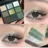 DIKALU Dark Witch ~ Paris Garden Nine-Color Eyeshadow Hray Retro French Black Green Contrast Olive Green Small Smoke