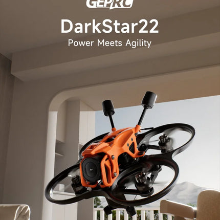 GEPRC NEW DarkStar22 O4 Pro HD Quadcopter/DarkStar22 WTFPV DIY Version PNP, ELRS 2.4G Receiver TAKER F405 20A ELRS2.4 2-4S AIO