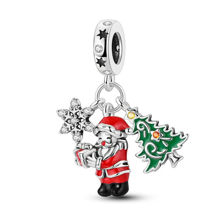 Charms Plata De Ley 925 Red Color Series Charm Red Elephant Animal Fruit Beads of Original Fits Women Anniversary Jewelry Charms