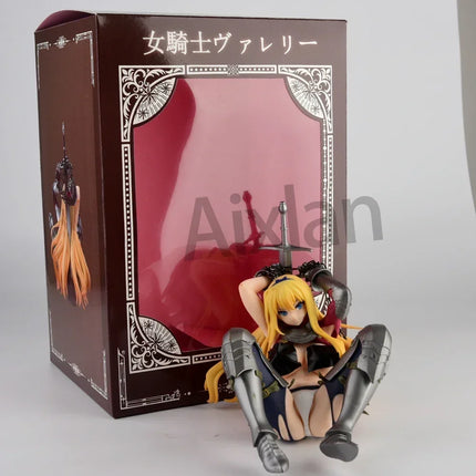 16CM Japanese Anime Valerie Female Knight Bunny Sexy Girl PVC Action Figure Collectible Model Toys Kid Gift