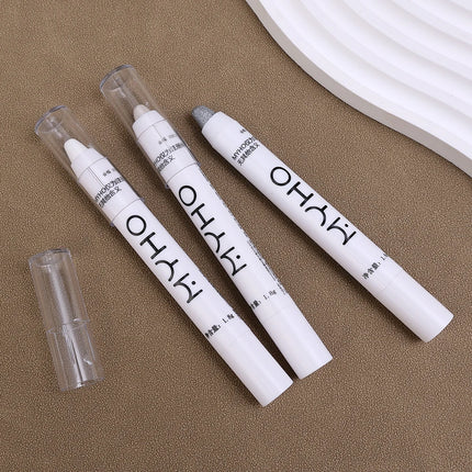 Waterproof Glitter White Eyeshadow Highlighter Pencil Long-lasting Brighten Lying Silkworm Pearlescent Silver Korean Eye Makeup