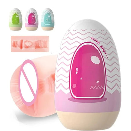 Portable Male Masturbator Egg Realistic Penis Simulation Texture Vagina Pussy Pocket Sucking Masturbation Cup Sex Toys for Men18