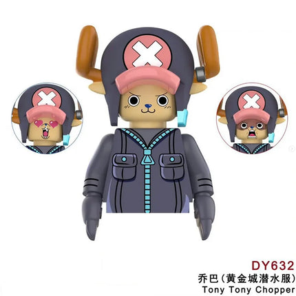 Nika Luffy Five Gear Action Figure Model Kit WM6194 WM6193 DY601S DY602S DY684 DY639 DY676 Mini Assembly Toys Children Gift