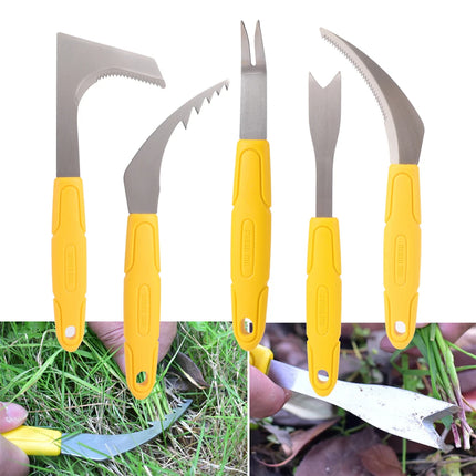 Gardening Handheld Turf Mower Machete Hook Crack Weeder Lawn Portable Root Remover Digger Weed Puller Transplant Seedling Tools