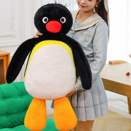 45/60/85cm Penguin movable joints Plush Toy Pingu Kawaii Penguin Stuffed Doll Cartoon Animal Cute Home Decor Kid Birthday Gift