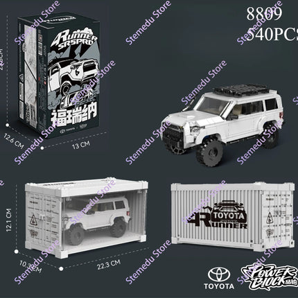 MOC PB8801-8849 Technical Speed Car MX5 Racing Car Model Camper Container Building Block Brick Assembly Toys Kids Xmas Gift
