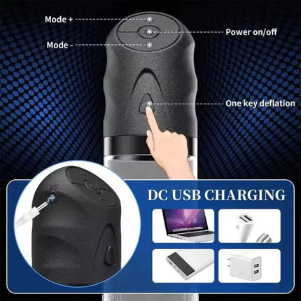 Electric Penis Pump Vacuum Pump Enlargement Extend Pump Enhanced Penis Male Masturbator Penis Pumps Sex Toys For Men Erections