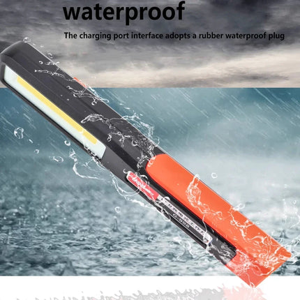 COB LED Work Light,USB Rechargeable Magnetic Garage Lamp,Outdoor Waterproof EDC Flashlight for Car Repair Mechanic Emergency