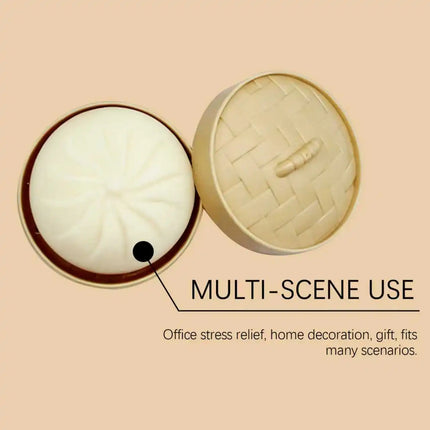 Giant Squishy Dumplings Stress Relief Fidget Toy Colorful Simulation Food Steamed Stuffed Bun Dough Toys Slow-rise Squeeze Toy