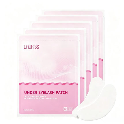 50/200/500 Eyelash Patches For Building Grafted Eyelash Pads LAUKISS Packing Under Eyes Paper Stickers For Eyelash Extension
