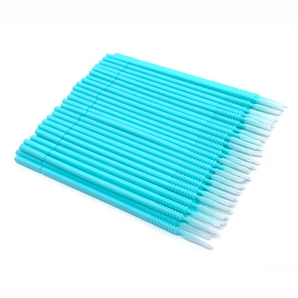 100pcs Bendable Micro Brushes Disposable Microbrush Applicators Eyelash Extensions Glue Cleaning Brush for Lash Extension
