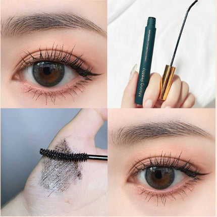 New Rimels Mascara Makeup 3D Fiber Lashes Natural Waterproof Thick Eyelash Black Mascara Curling Make up Eye Makeup Purple Blue