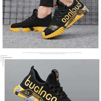 Runing Sport Fashion High Top Sneakers Zapatillas De Deporte 2024 Men Casual Mesh Shoes Light Soft Breathable Vulcanize Shoes