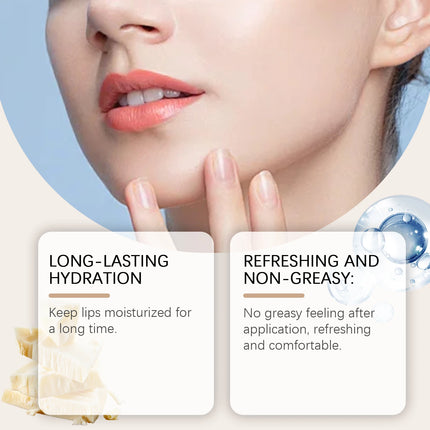 Tallow Lip Balm Ultra Nourishing Non-Greasy Softening Fade Lip Lines Remove Dark Anti-Cracking Moisturizing Lip Care