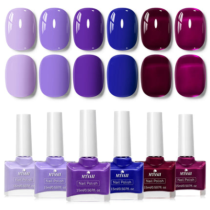 6pc 15ml Red Water-Based Peel Off Nail Polish Set Air Dry Easy to Apply Long Lasting Nail Art Manicure Vernis DIY for Home Salon