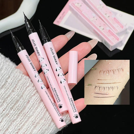 Quick-dry Eyeliner Pencil Makeup Lasting Smooth Ultra Thin Black Brown Matte Eye Liner Waterproof Liquid Eyeliner Pen Cosmetics