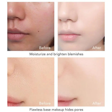 BB CC Cream  Face Foundation Concealer Cushion Mushroom Base Waterproof Brighten Makeup Brightening Tone Cosmetics Korea Make up