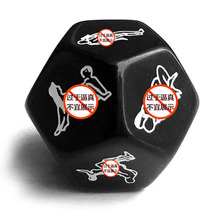 12-faced Sex Dice Erotic Craps Toys Love Dices Sex Toys Couples Luminous Dice Sex Game Bar Erotic Products Sexy Posture Foreplay