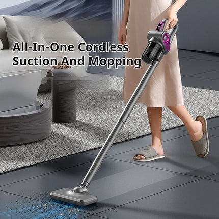 4 in 1 Cordless Vacuum Cleaner Stick Vacuum 40000 RPM Motor Interchangeable Heads Home Carpet Pet Hair Cleaner